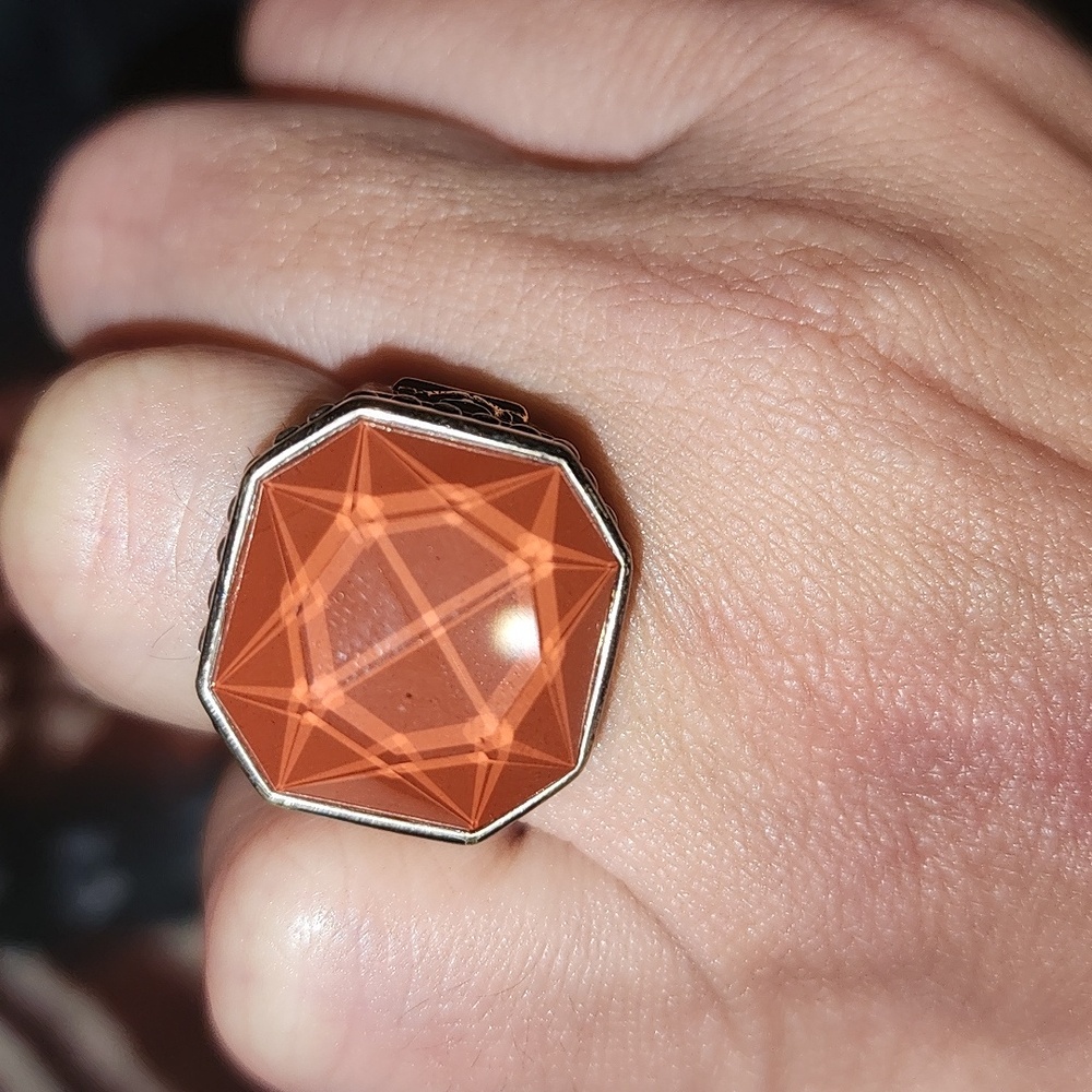 Lagos Jasper Rocks Ring Size 7
